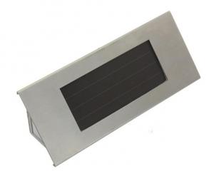 China 4LED Wall Hanging Stainless Steel House Number Door Solar Powered Outdoor LED Lights wholesale