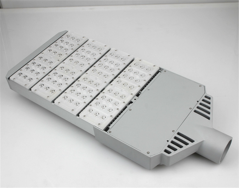 China SGS Commercial Exterior LED Lights 6063# Gray Silver Color Anodized / Polished / Power Coating wholesale
