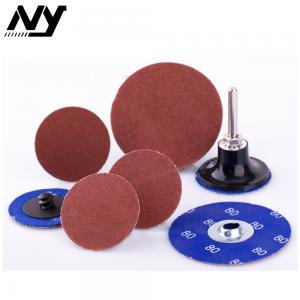 China 2" Quick Change Abrasive Discs For Wood , Orbital Glass Ceramic Type S Sanding Disc wholesale