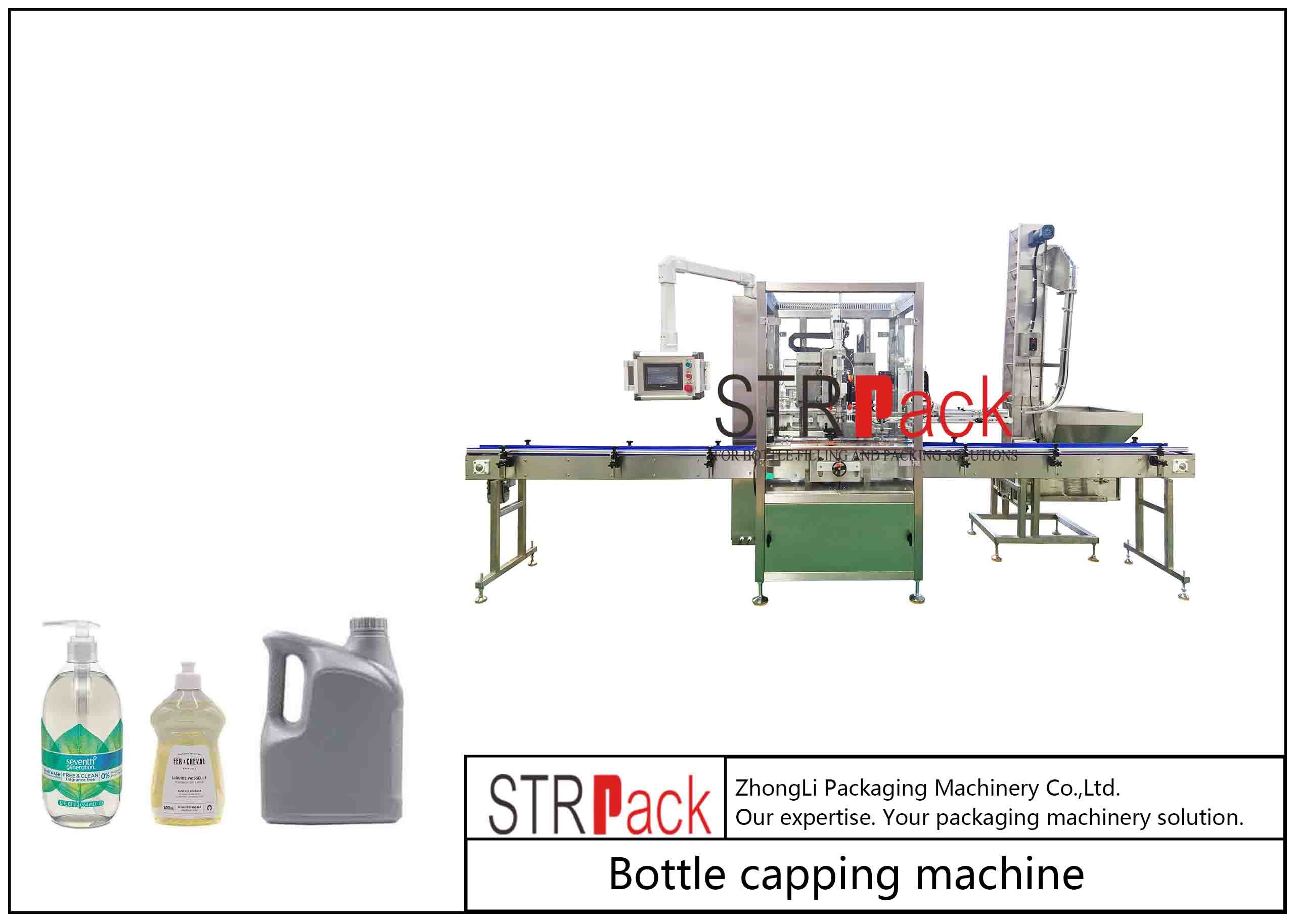 China 2.4M Conveying Automated Bottle Capping Machines For Pharmaceuticals wholesale