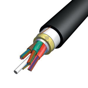 China 60F Overhead Optical All Dielectric Fiber Optic Cable G652D Span 150m wholesale