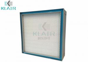 China Mini Pleat Silica Gel Air Filter , Reverse Gel Seal Hepa Filters For Clean Room wholesale