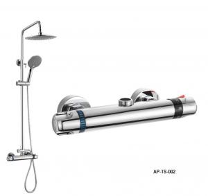 China Thermostatic Shower Set,Wall Mounted Bath Shower Mixer Thermostatic Bath Shower Faucet With Diverter wholesale