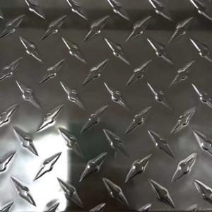 China Aluminium Diamond Checker Plate / Anti Slip Checker Plate Customized Length wholesale