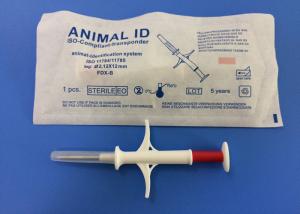 China 134.2Khz Implantable Pet Tracker Microchip With Syringe wholesale