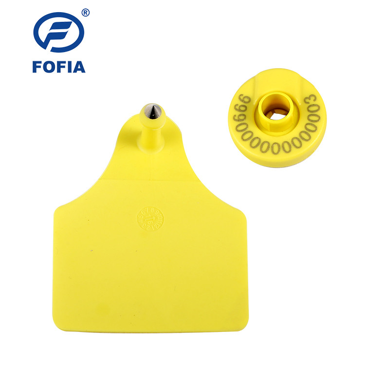 China 125khz ISO11784/5 FDX - B Rfid Animal Ear Tag For Cattle Sheep Management wholesale
