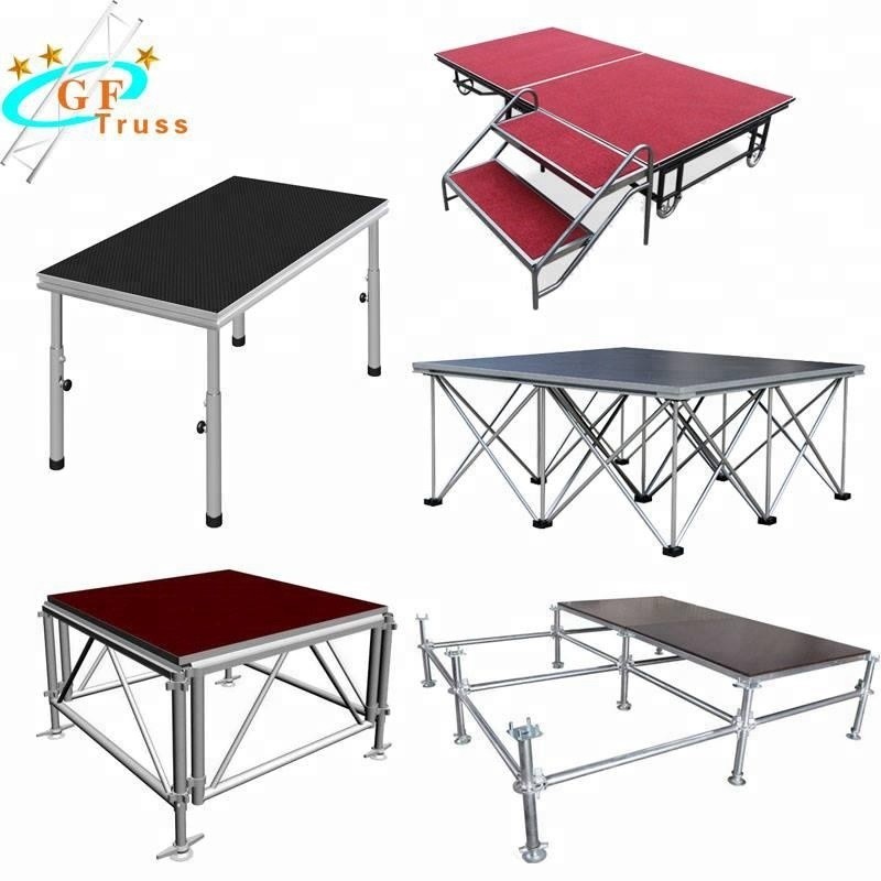 China 1.22*1.22M Easy Assemble Stage for concert event stage for outdoor performance stage platform wholesale