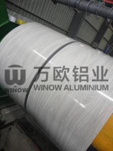 China PVDF Paint Wood Pattern Colored Aluminum Foil / Aluminum Sheet Coil ISO9001 wholesale
