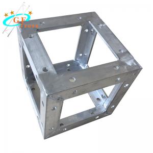 China Aluminum Spigot Truss 6 Way Corner Box Block Connector Screw/bolt Square Truss box corner wholesale