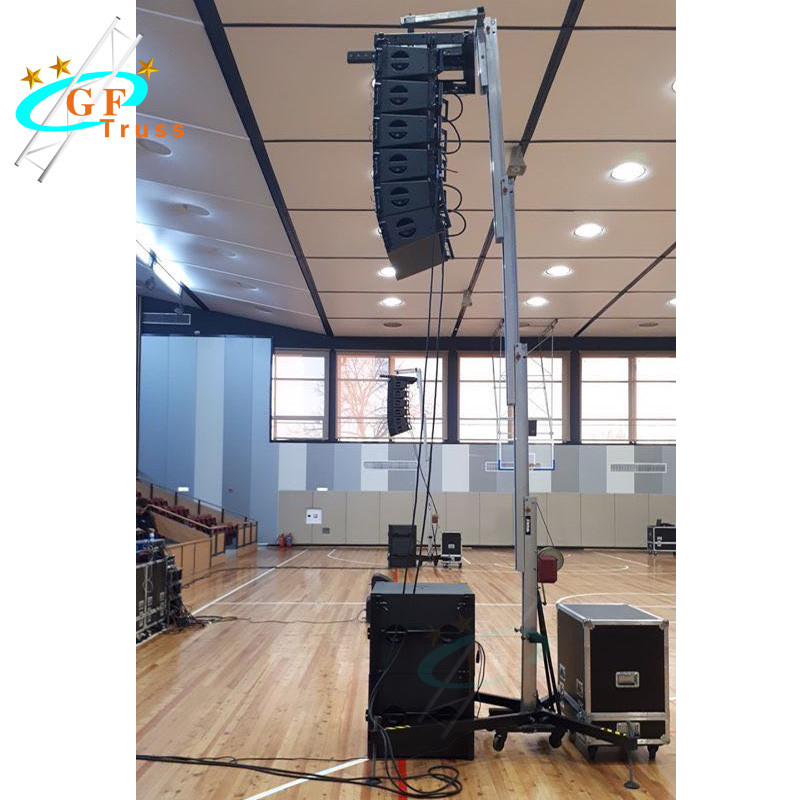 China Folding Line Array Speaker Crank Up Stand For Sound wholesale
