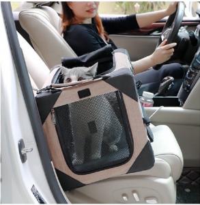 China Pet Carrier Bag Airline Approved Luxury Pet Carrier Bag Collapsible For Dog Cat 1 buyer wholesale