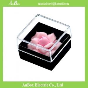 China 16*16*1cm Poly Styrene Transparent Plastic Box With Cover wholesale
