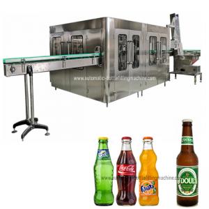 China 8000BPH 32 Heads CSD  Glass Bottle Soda Filling Machine wholesale