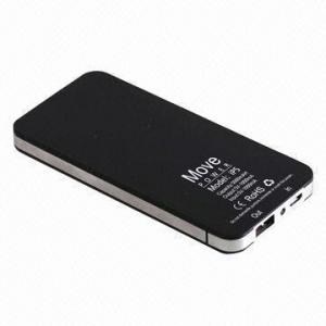 China 5,000mAh Li-polymer battery power bank with 1:1 iPhone5 case, Used for iPhone/iPad/iPod/Smartphone  wholesale