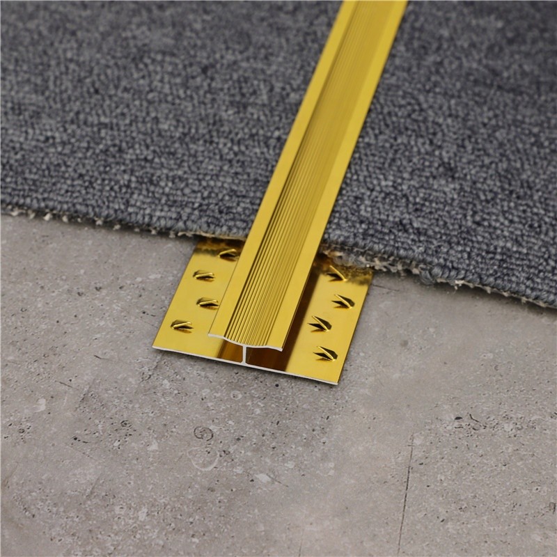 China Polished Carpet Edging Metal Trim Carpet Cover Trim Metal Carpet Tools Installation wholesale