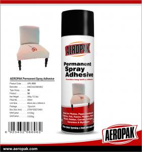 China Aeropak 500ml Permaent Spray Adhesive wholesale