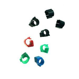 China Colorful ABS Plastic TK4100 LF RFID Pigeon Ring Tag Waterproof Circle Shape wholesale