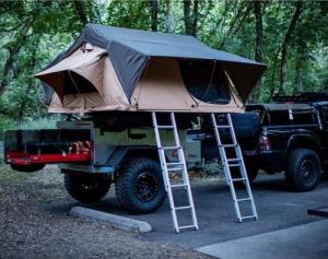 China Oxford Automatic Roof Top Tent , Cascadia Pop Up Tent For Roof Rack wholesale