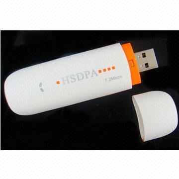 China 3G HSDPA/EDGE/GSM USB Modem, 7.2M DL, Supports Mac, Android, Linux and Win 7 OS wholesale