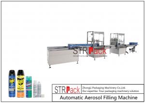 China 27.5mm Sealing Aerosol Filling Machine 0.7Mpa Sterilized Aerosol Packing Machine wholesale