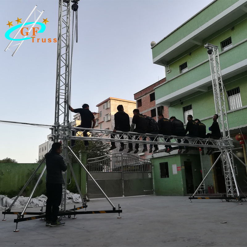 China Aluminum LED Truss Display Goal Post Lighting Truss For Dj Booths wholesale
