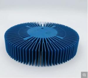 China Customized Hot Sell Blue Anodizing Industrial Aluminium Heatsink Sunflower Profile Heatsink wholesale