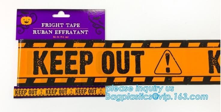China Caution tape halloween underground cable warning tape,Haunted Halloween Decorations Caution Warning Tape - Trick Or Trea wholesale