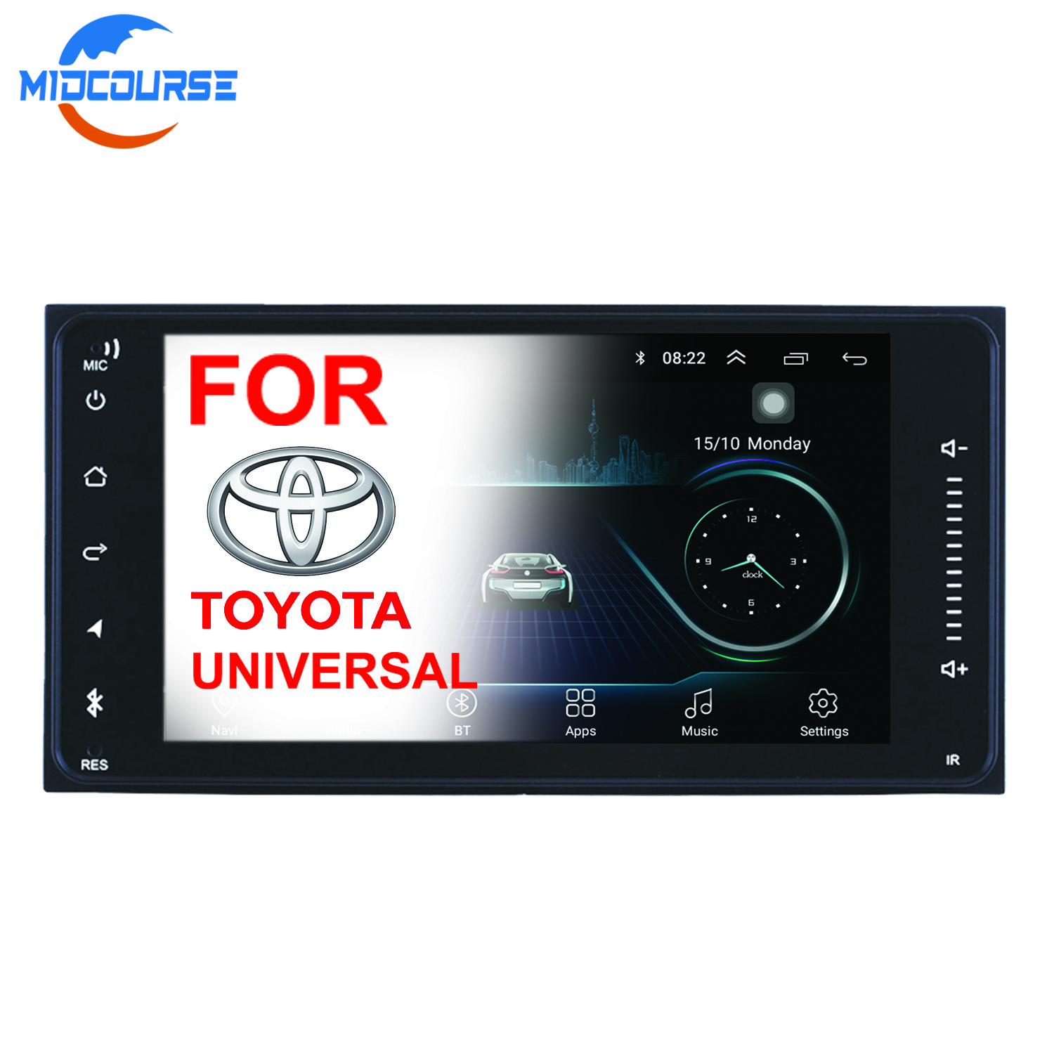 China 2 Din Car Stereo Multimedia Player System Car Media Player Bluetooth For Toyata wholesale