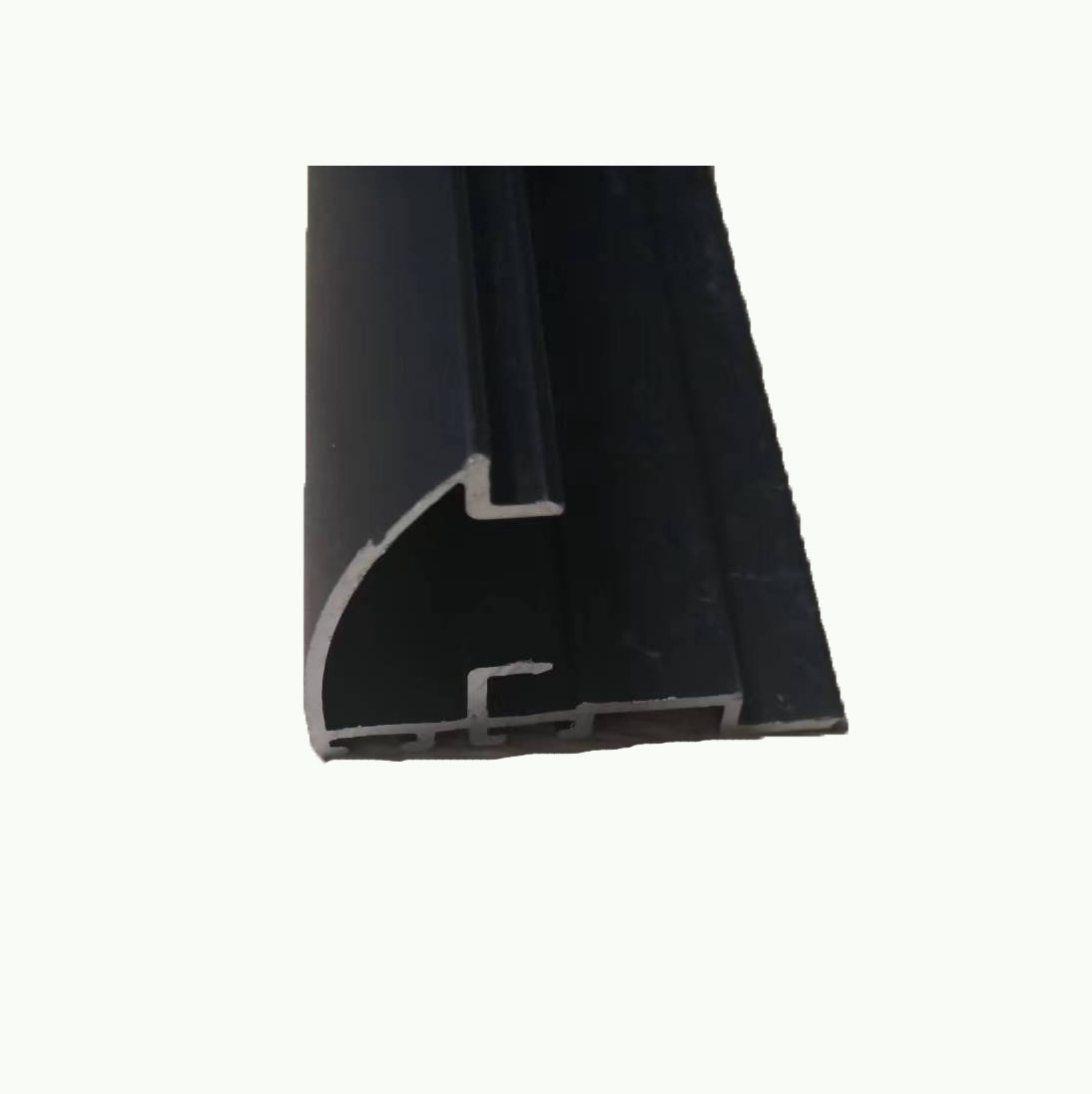 China Black Powder Coated Aluminium Extrusions For Window Corner 6063 T5 wholesale