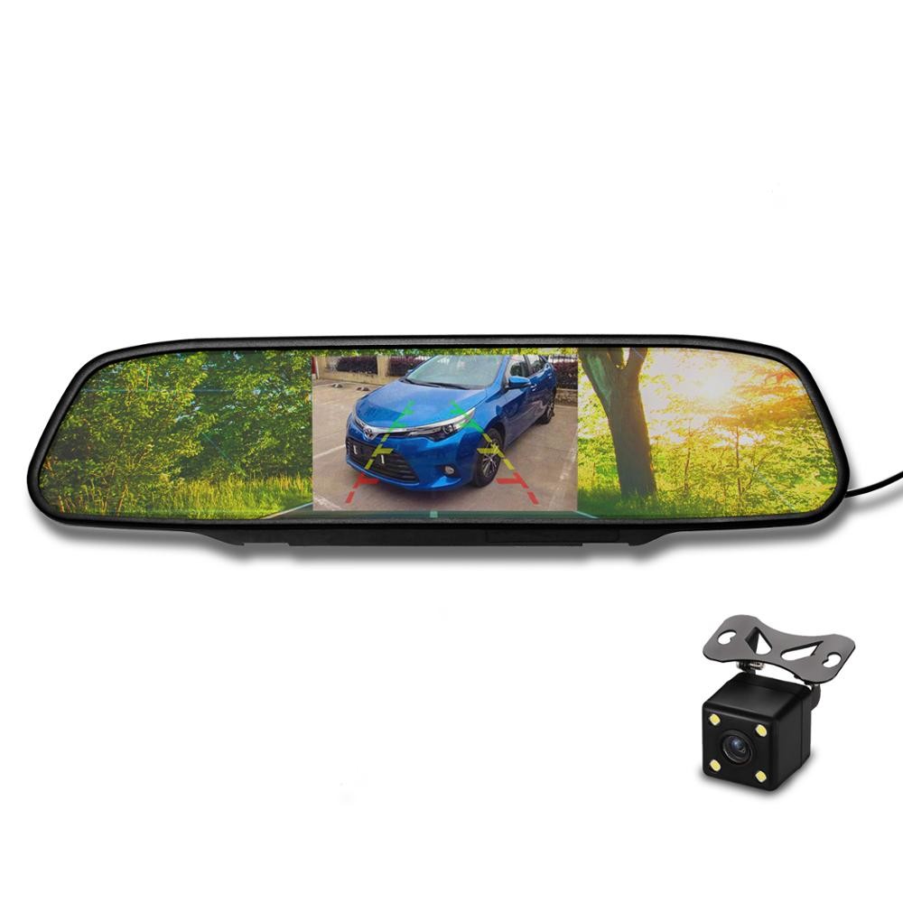 China 5 inch TFT LCD Reverse rear view mirror for car with reversing camera wholesale