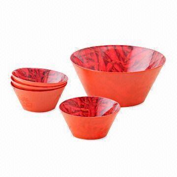 China Plastic Bowls, Made of 100% Melamine, Suitable for Promotional and Gift Purposes, FDA-certified wholesale