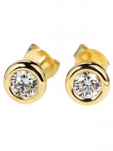 China Vivienne Westwood Cartilage Earrings 18K Gold Diamond Earrings for women wholesale