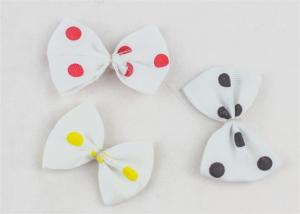 China Beautiful Bow Tie Ribbon Elastic Hair Bands Butterfly Hair Clips wholesale