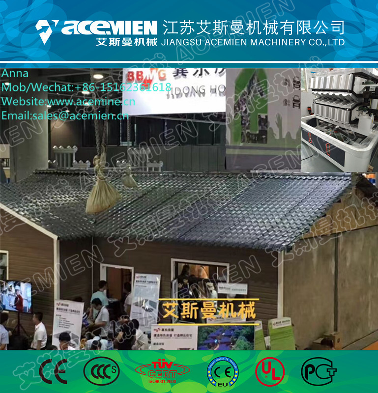 China plastic pvc wave roofing tiles/plate/sheet production line wholesale
