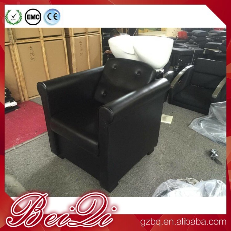 China Hair salon equipment furniture used hair salon stations high quality luxury shampoo chair wholesale