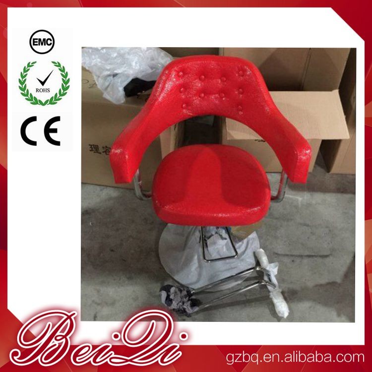 China Hair Salon Styling Chairs Used Barber Shop Equipment Antique Red Barber Chair wholesale