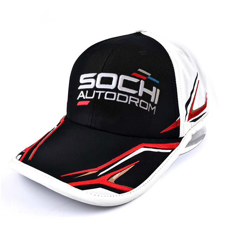 China OEM ODM Design Racing Baseball Caps , Polyester Custom Team Baseball Caps wholesale