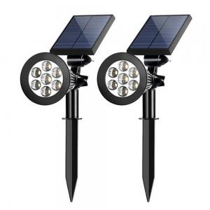 China Waterproof IP65 Outdoor 7LED  Solar Spike Light Solar Lawn Lamp Solar Path Lamp Solar Spotlight wholesale