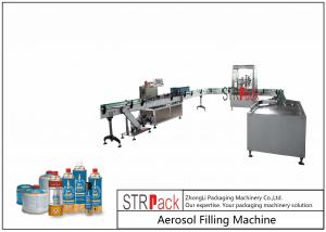 China Rotary Automatic Aerosol Gas Filling Machine Capacity 3600CPH For Butane Gas wholesale