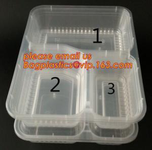 China High-transparently Safe Square Disposable Food Custom Plastic Lunch Box,storage food container plastic lunch box with lo wholesale