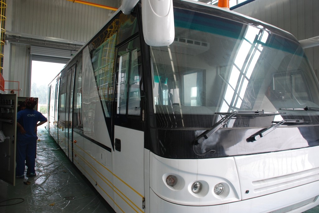 China Large Capacity 102 passenger Xinfa Airport Equipment Airport Apron Bus wholesale
