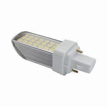 China G24/E27 LED Bulb with 5W Power, 100 to 240V AC, 50/60Hz Input Voltage and No UV/IR Radiation wholesale