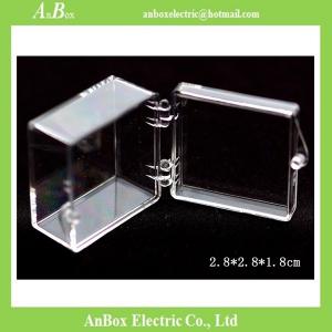China Display Gifts Jewelry 4x4 PC Clear Plastic Enclosure Box wholesale