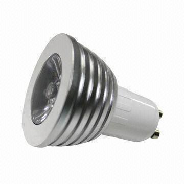 China GU10 LED Bulb with 4W Power and 100/240V Working Voltage, No UV/IR Radiation wholesale