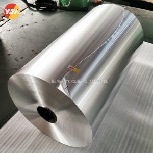 China 8 - 50 Mic Silver Aluminum Foil Roll 1 / 3 / 5 / 8 Series Food Grade wholesale