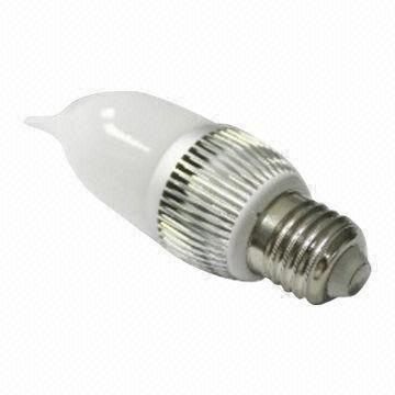 China E27/E26/E14 LED Bulb with 100 to 240V AC Input Voltage, No UV/IR Radiation, CE/RoHS Marks wholesale