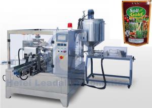 China 10ml - 1000ml Premade Bag Filling Machine For Emulsifiable Pesticide / Liquid Insecticide wholesale