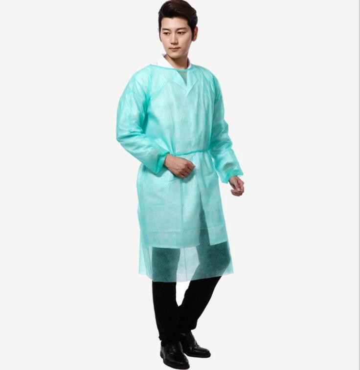 China Eco Friendly Disposable Isolation Gown Highly Breathable Acid Proof Sanitation wholesale