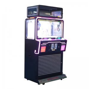 China Arcade 2 Player Toy Crane Machine With Black Metal Cabinet wholesale