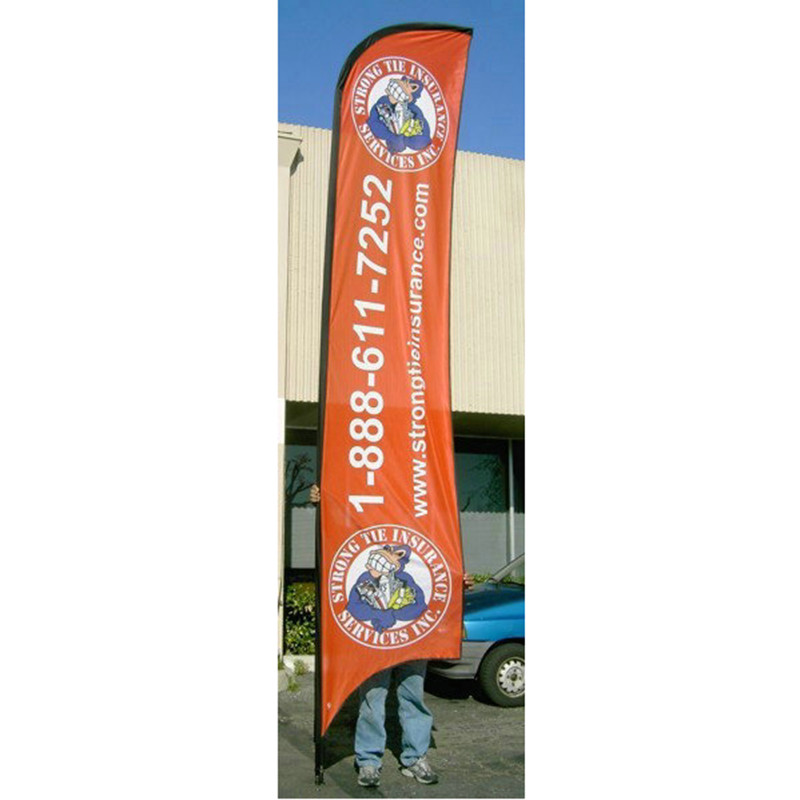 China Advertising exhibition event Feather Flag Banners H4m / 13ft Size wholesale